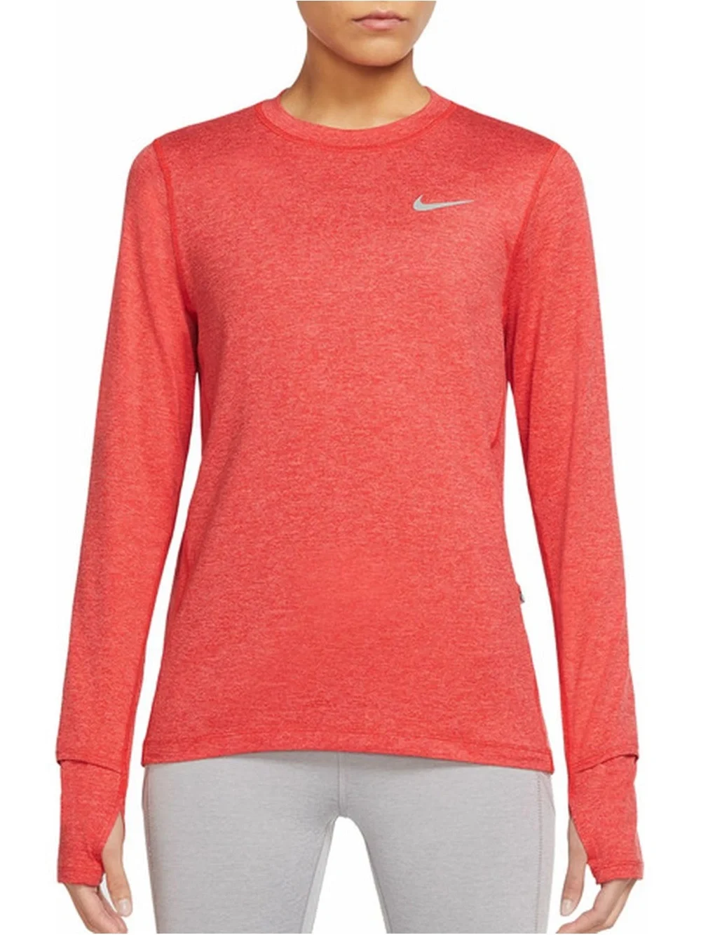Nike Women's Long-Sleeve Crew Neck Training Top - pink